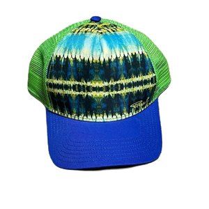 prAna Woman’s Casual Outdoors Green & Blue Trucker Hat